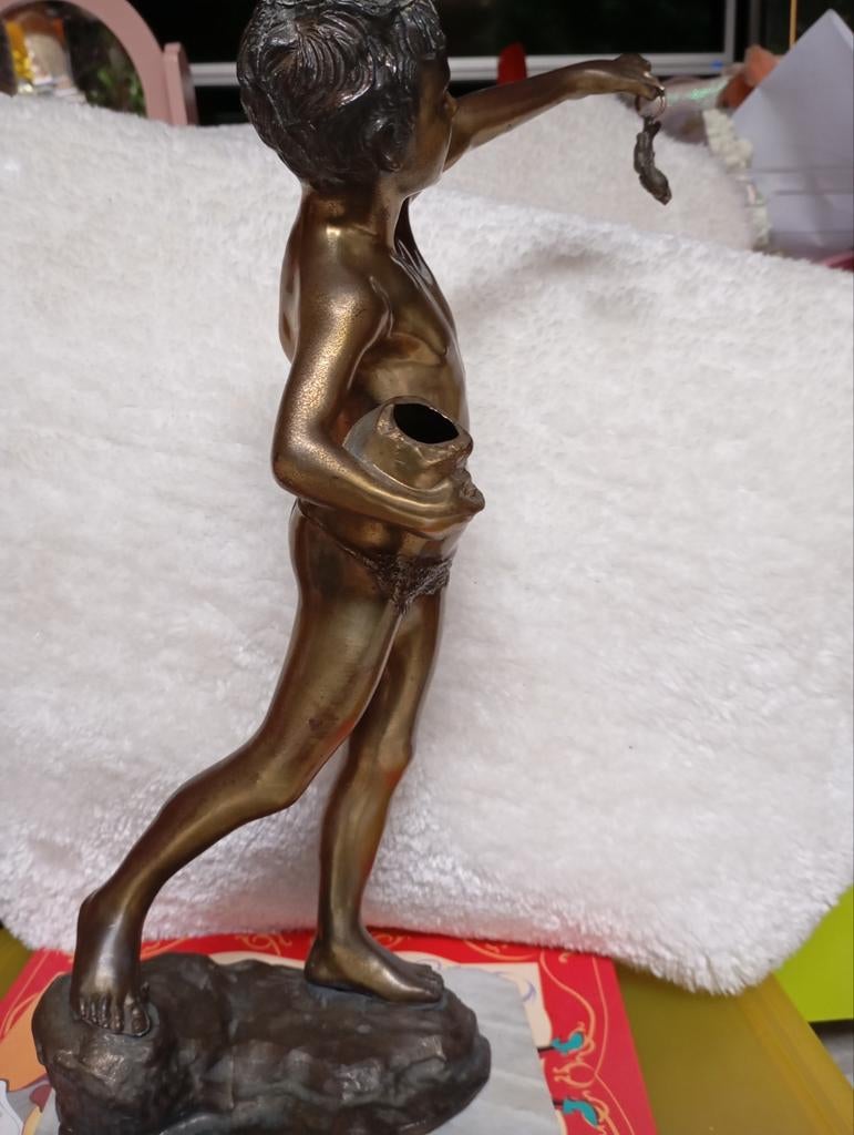 Statue en bronze, Antiquités & Art, Art | Sculptures & Bois, Enlèvement