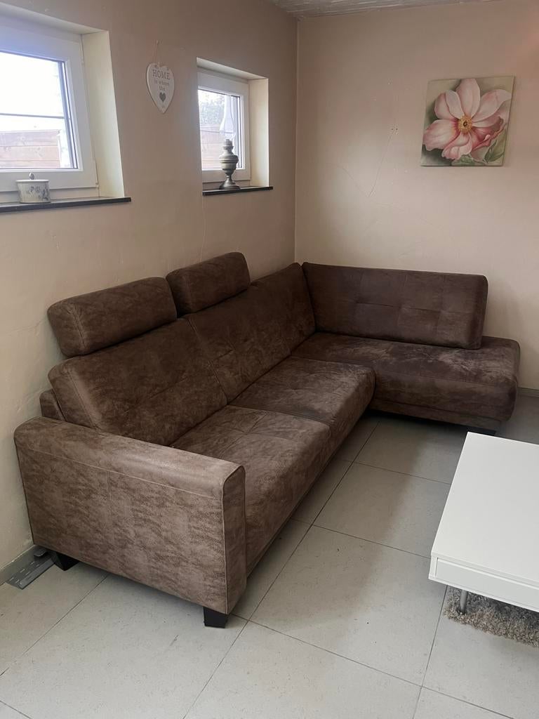 Zithoek zetel salon, Ophalen, Zo goed als nieuw