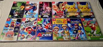 Switch-games en aanpassingen + accessoires en reparatie beschikbaar voor biedingen