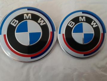 Bmw 50Jahre motorkap/kofferklep emblemen 82mm/73mm e92 g20 beschikbaar voor biedingen