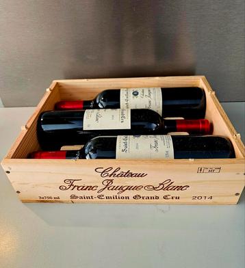 Saint Emilion Grand cru 2014 boite de 3 beschikbaar voor biedingen