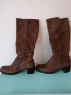 Mooie bruine dames laarzen in daim. Maat 40., Enlèvement, Comme neuf