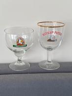 2 glazen WITKAP PATER TRAPPISTENBIER, Ophalen of Verzenden, Zo goed als nieuw, Glas of Glazen