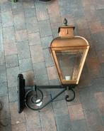 Koperen Plaatwerk Grachtenpand Lamp, Antiek en Kunst, Ophalen, Koper
