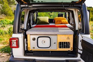 BOX FLV VAN Bed + matras + frame, Caravans en Kamperen, Kampeergereedschap, Nieuw, Ophalen