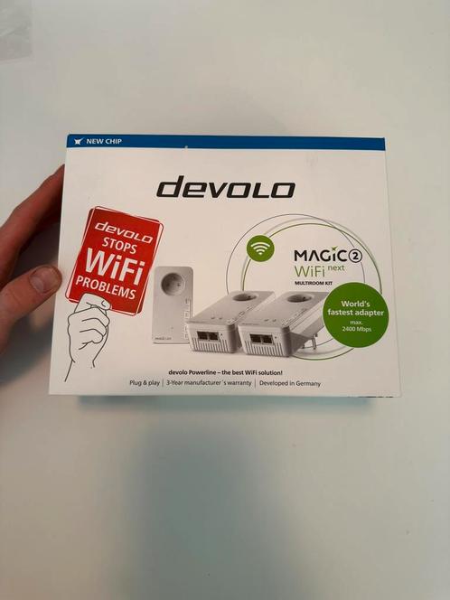 Devolo Magic 2 WiFi next Multiroom Kit, Computers en Software, Netwerk switches, Zo goed als nieuw, Ophalen of Verzenden