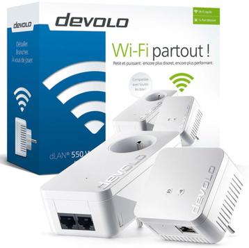 Devolo dLAN 550 Starterkit voor overal Wi-Fi repeater