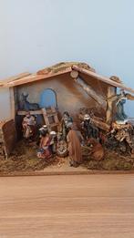 Heel mooie kerststal in hout, Diversen, Kerst, Ophalen, Zo goed als nieuw