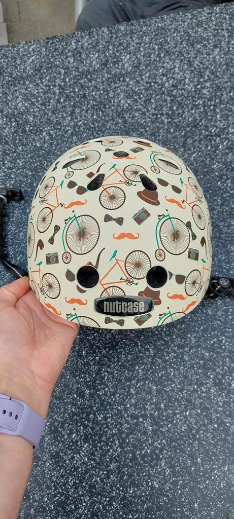 Nutcase Fietshelm, Fietsen en Brommers, Fietsaccessoires | Fietshelmen, Gebruikt, Heer of Dame, S, Ophalen of Verzenden