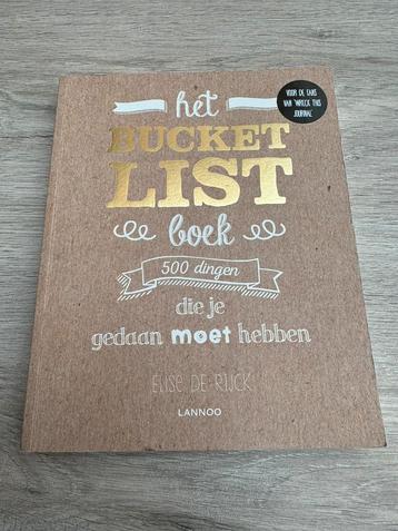 Elise De Rijck - Het Bucketlist boek beschikbaar voor biedingen