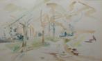 J. Kerkhove: Landschap (57 x 73 cm), Antiek en Kunst, Kunst | Schilderijen | Klassiek, Ophalen