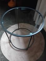 Bijzettafel/salontafel, Huis en Inrichting, Rond, Nieuw, Glas, Ophalen