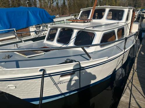 Altena Cruiser 9.50 Perkins Marine Diesel boegschroef vetus, Watersport en Boten, Motorboten en Motorjachten, Gebruikt, Staal
