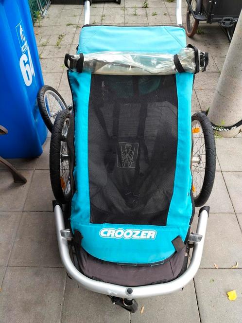 Fietskar croozer, Fietsen en Brommers, Fietsaccessoires | Aanhangwagens en Karren, Gebruikt, Kinderkar, Opvouwbaar, Ophalen
