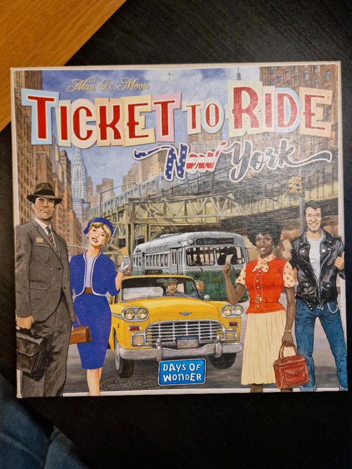 Gezelschapsspel Ticket To Ride New York, Hobby en Vrije tijd, Gezelschapsspellen | Bordspellen, Zo goed als nieuw, Ophalen