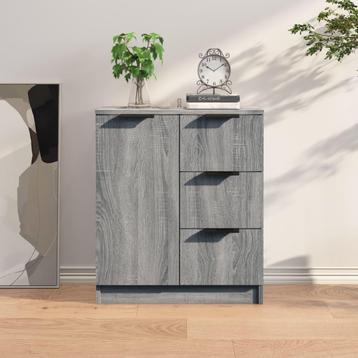 Dressoir 60x30x70 cm bewerkt hout grijs sonoma eiken beschikbaar voor biedingen