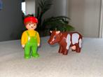 Playmobil 123 boer met koe (6972), Kinderen en Baby's, Speelgoed | Playmobil, Ophalen of Verzenden, Zo goed als nieuw
