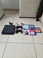 Playstation 4 Slim 1TB | 2 Controllers | 5 Games, Games en Spelcomputers, Spelcomputers | Sony PlayStation 5, Ophalen, Zo goed als nieuw
