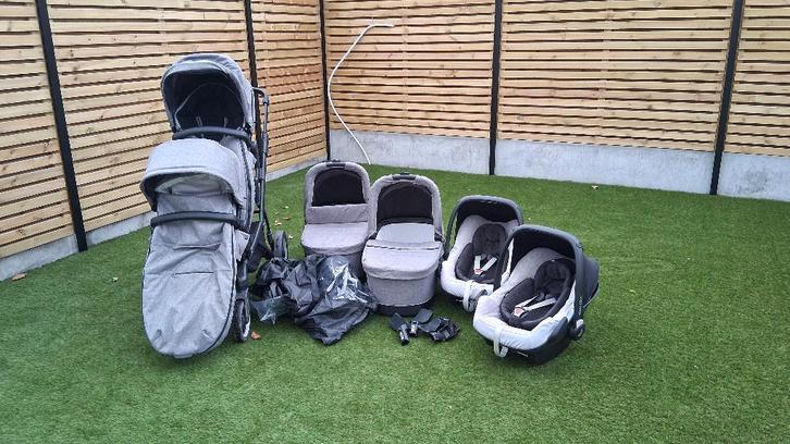 Thule Sleek kinderwagenset met maxi cosi's, Kinderen en Baby's, Kinderwagens en Combinaties, Gebruikt, Kinderwagen, Overige merken