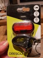 Dresco rood achterlicht fiets, Fietsen en Brommers, Fietsaccessoires | Fietsverlichting, Ophalen, Nieuw, Achterlicht