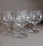 5 oude bierglazen St. Bernardus Watou, Verzamelen, Ophalen, Zo goed als nieuw, Glas of Glazen, Overige merken