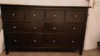ikea Hemnes kast met 8 lades- zwartbruin, Huis en Inrichting, Kasten | Ladekasten, Ophalen, Gebruikt