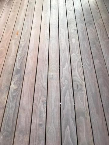 terras planken met clips geschaafd met groef 22 x 145 