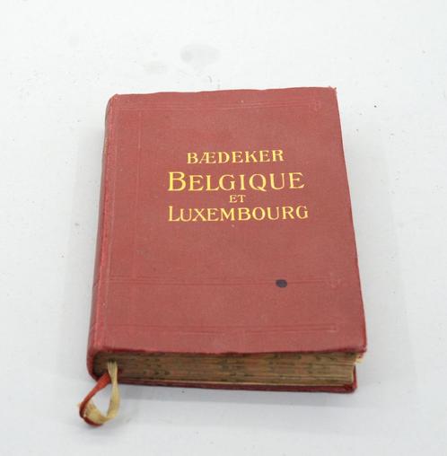Baedeker's reisgids België/Luxemburg. Frans. 1928, Antiek en Kunst, Antiek | Boeken en Manuscripten, Ophalen of Verzenden