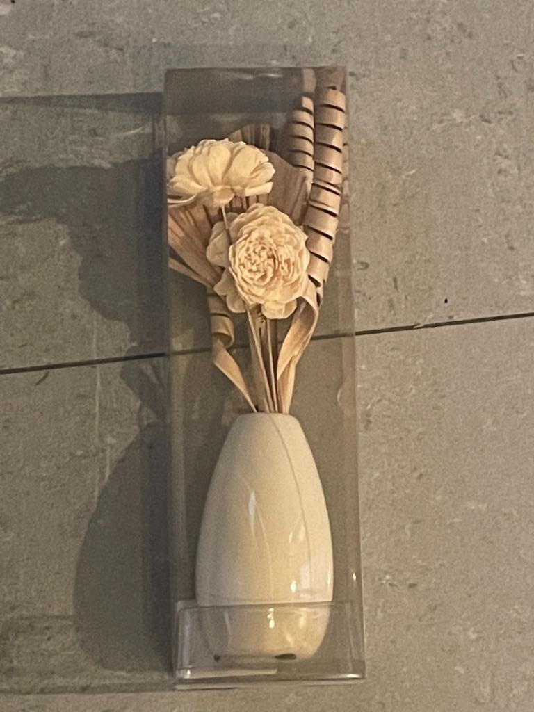 Decoratieve vaas met droogbloemen NIEUW, Ophalen, Nieuw