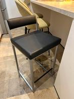 4 Lederen Design Barstoelen, Ophalen