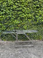 Ancienne table de médecin en métal, Atelier, Enlèvement ou Envoi, Utilisé, Table