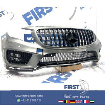 W156 BUMPER X156 GLA AMG VOORBUMPER ZWART WIT GRIJS PRE FACE beschikbaar voor biedingen