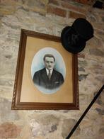 Houten lijst met foto van de Hofopticien - 1900, Antiek en Kunst, Ophalen of Verzenden