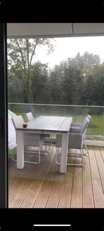 Loungeset met buiteneettafel en 4 stoelen, Tuin en Terras, Tuinsets en Loungesets, Ophalen, Gebruikt, Loungeset