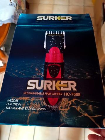 Tondeuse Surker HC7068 oplaadbaar nieuw. beschikbaar voor biedingen