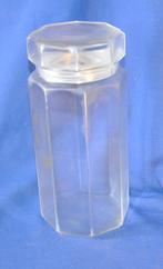 bocal en verre a facette couvercle hermétique, Enlèvement ou Envoi