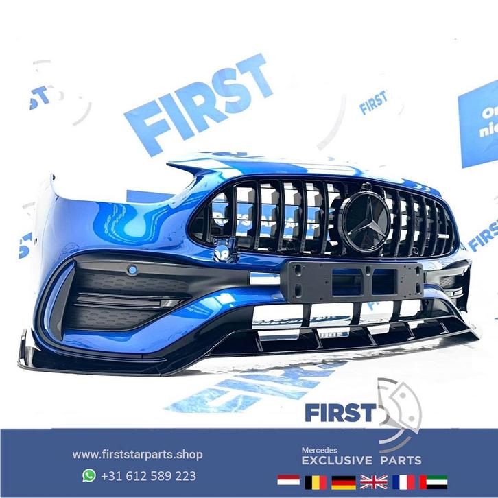 W206 AMG BUMPER PERFORMANCE C KLASSE A2068859201 C43 AERO VO, Auto-onderdelen, Carrosserie, Bumper, Mercedes-Benz, Voor, Gebruikt