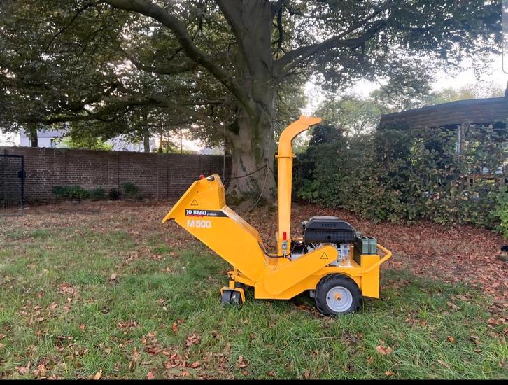 Jo Beau M500 houtversnipperaar, Tuin en Terras, Hakselaars, Zo goed als nieuw, Ophalen