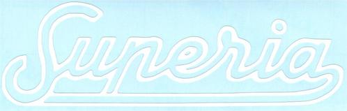 Superia sticker #5, Motoren, Accessoires | Stickers, Verzenden
