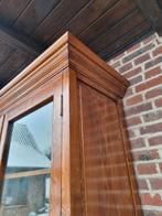 Eiken buffetkast/vitrinekast GRATIS LEVERING, Huis en Inrichting, Kasten | Buffetkasten, 200 cm of meer, Met deur(en), Ophalen of Verzenden
