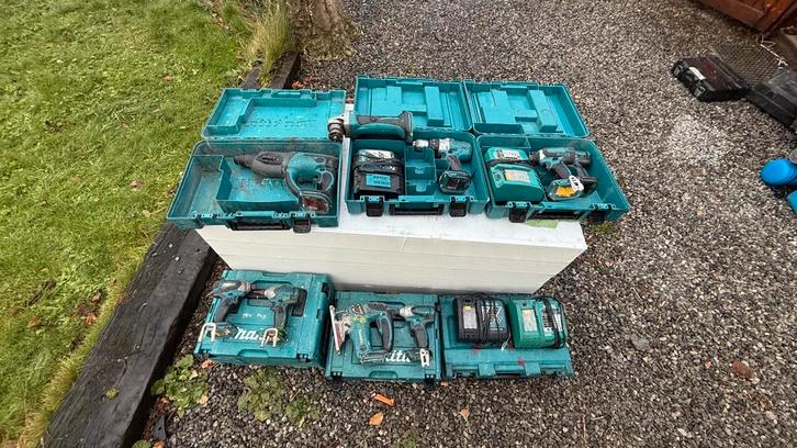 lot makita, Doe-het-zelf en Bouw, Gereedschap | Machine-onderdelen en Toebehoren, Zo goed als nieuw, Ophalen