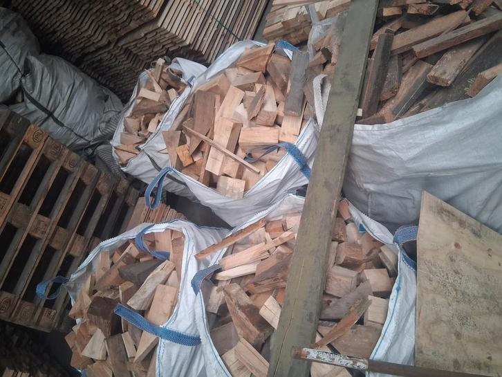 Big bags brandhout 1m3, Tuin en Terras, Brandhout, Ophalen