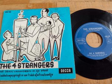 7" EP THE 4 STRANGERS : DE 4 SUKKELS-STRANGERS (1963) beschikbaar voor biedingen