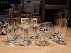 Te koop : zeven bierglazen, Verzamelen, Ophalen