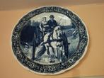 Grande assiette bleue de Delft. 40 cm de diamètre, Antiquités & Art, Antiquités | Assiettes décoratives & Carrelages, Enlèvement