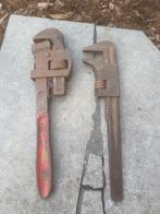 2 oude, zeer sterke ijzeren Engelse sleutels, Ophalen of Verzenden