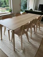 Eettafel met 6 stoelen ikea LISABO set, Huis en Inrichting, Ophalen, Nieuw, Vijf personen of meer, Rechthoekig
