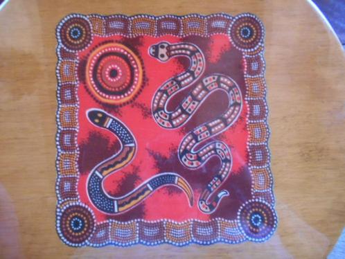 australie, dreamtime, slangen, houten kunstwerk, Antiek en Kunst, Kunst | Niet-Westerse kunst, Ophalen of Verzenden