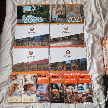 ORVAL: 6 kalenders en 6 ambassadeursboekjes. beschikbaar voor biedingen