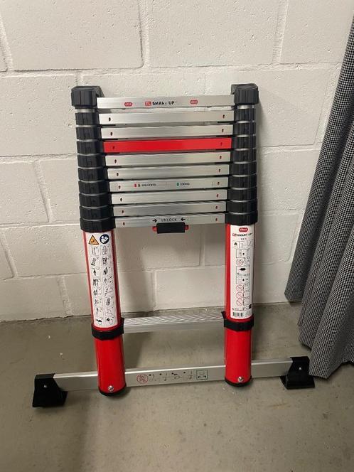 Altrex telescopische ladder TL Smart Up Go 1x11 treden, Doe-het-zelf en Bouw, Ladders en Trappen, Nieuw, Ladder, 4 meter of meer